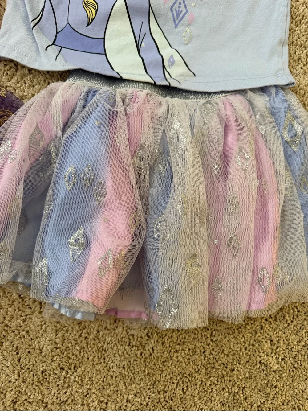 Rapunzel and Else shirt and tutu bundle